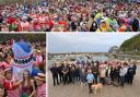 The Saundersfoot New Year's Day Swim presentation on Thursday followed the record-breaking 2024 event.