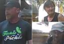 The three males who police want to speak to