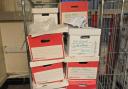 Documents allegedly containing confidential patient information were photographed inside a disused section of St Cadoc's Hospital