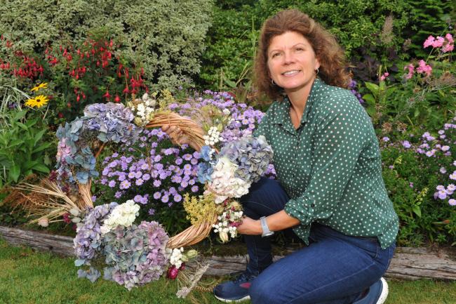 Dried flower arrangements a natural progression from gardening for Christine Bevan