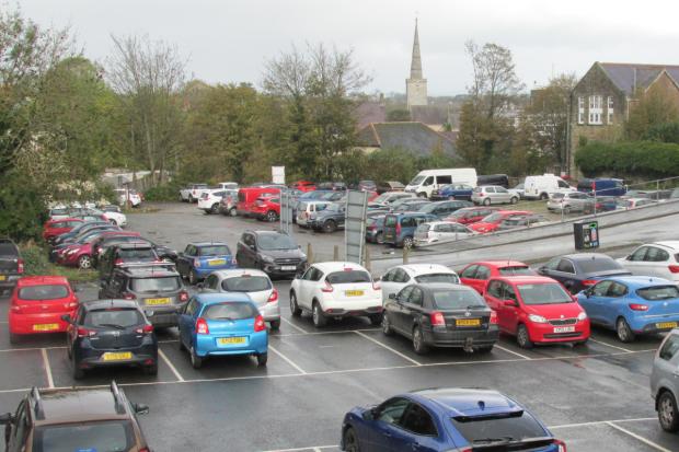 Western Telegraph: Dew Street car park at the old county library complex