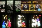 Festive creativity and cheer shone out from the Penally windows last Christmas