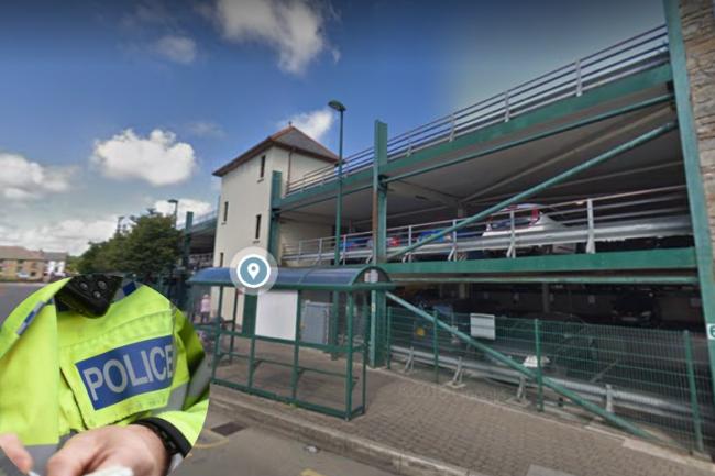 Police attended Haverfordwest's multi-storey car park to investigate allegations of assault
