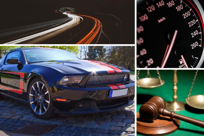 Caught speeding in his Ford Mustang included in this week’s roundup of driving offences by Pembrokeshire people. STOCK IMAGE