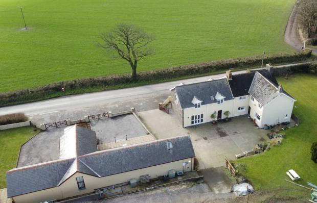 Western Telegraph: Looking down on one of the property's buildings