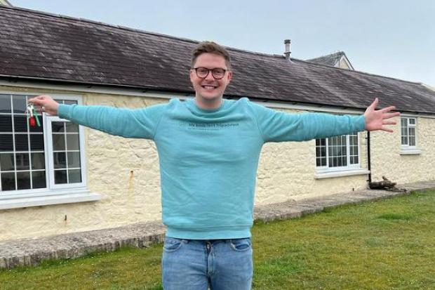 Former Love Island star Dr Alex George has bought four cottages in Pembrokeshire with plans to upcycle them into holiday homes. Credit: dralexgeorge on Instagram