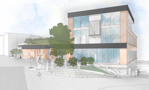 Western Telegraph: Ateb unveiled plans for the old library in April