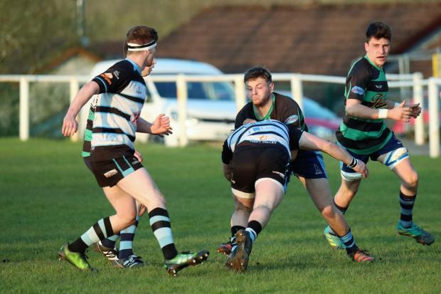 Western Telegraph: Narberth Seconds (in green) beat Ammanford Seconds