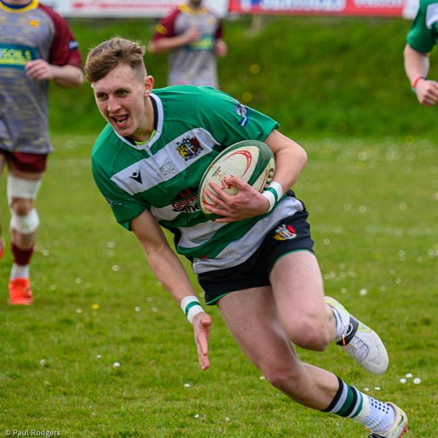Western Telegraph: Harry Fuller delighted to score a first half try