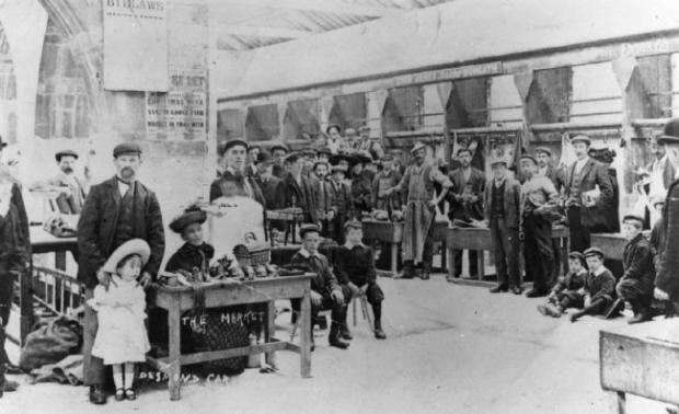 Western Telegraph: The Upper Market, late 19th century