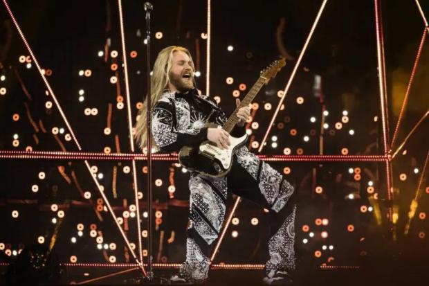 UK's Sam Ryder has won Eurovision 2022 – see the results (PA)