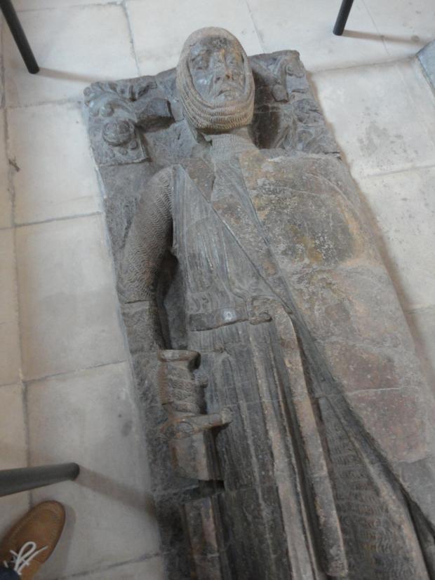Western Telegraph: Effigy of William Marshal on his tomb in Temple Church