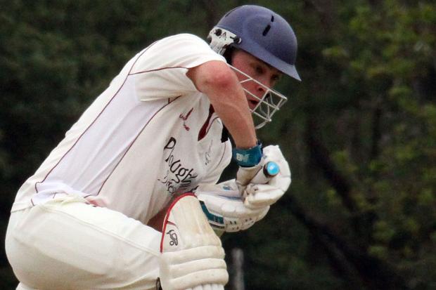 Four games abandoned in division one in the weekend's cricket  but that didn't stop Matthew Morgan (pictured) make a massive haul with the bat