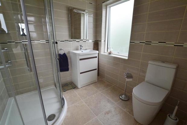 Western Telegraph: The master en-suite. Picture: West Wales Finest Properties
