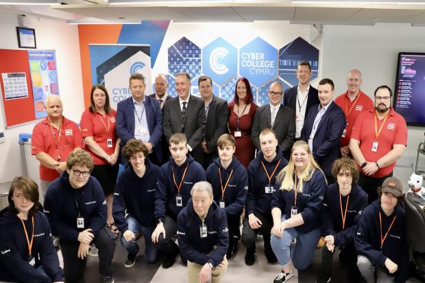 SUCCESS: Coleg Gwent's Cyber Hub launch at its Ebbw Vale campus