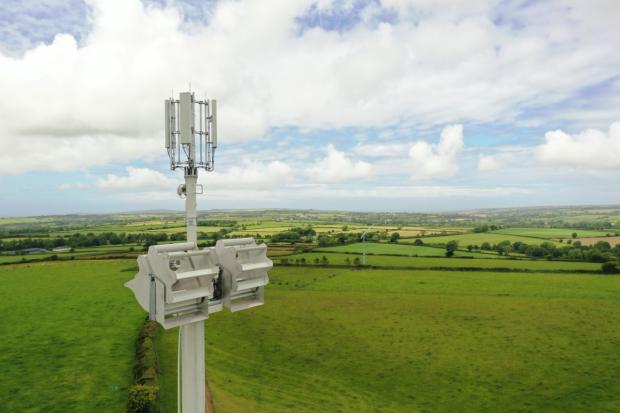 Western Telegraph: The mast incorporates a wind turbine, solar panels and on-site battery storage.