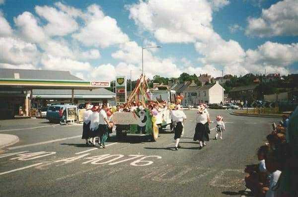 Western Telegraph: Haverfordwest carnival in the 1990s. Picture: Carol Scalisi