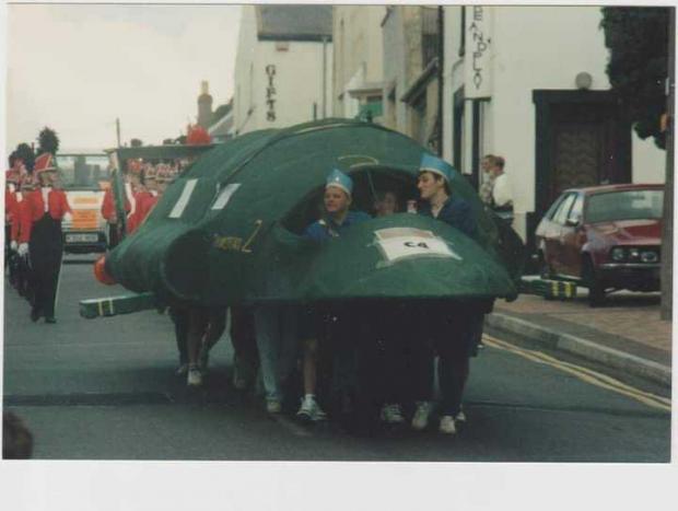Western Telegraph: Milford Haven carnival 1992. Picture: Jeff Dunn