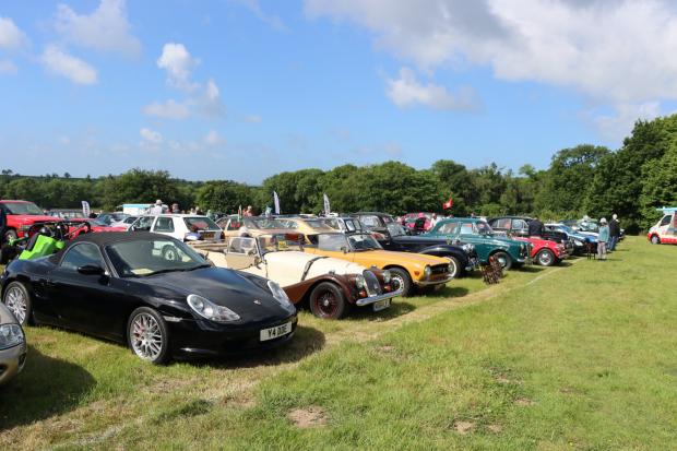 Western Telegraph: The show ended at 4pm with Pembrokeshire Classic Car Club very pleased with the events of the day