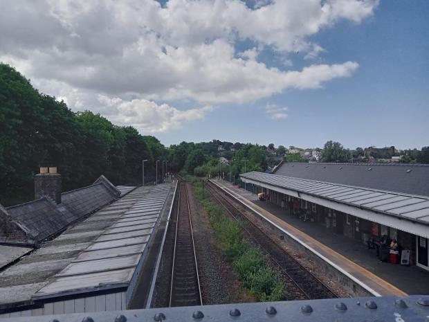 Western Telegraph: Haverfordwest Train Station was back up and running today, June 22
