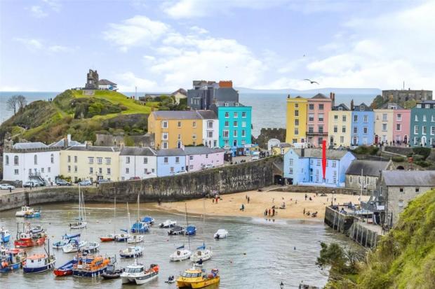 Western Telegraph: The flat's location. Picture: John Francis, Tenby