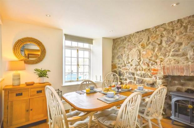 Western Telegraph: The dining table. Picture: John Francis, Tenby
