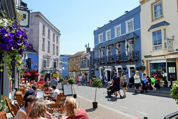 Western Telegraph: The pedestrianisation scheme will operate daily between 11am and 5.30pm. Picture: Gareth Davies Photography