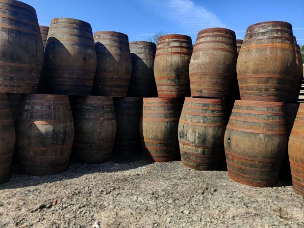 Western Telegraph: The barrels are repurposed into ice baths