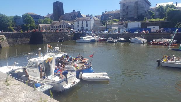 Western Telegraph: The Quay where the boats gathered.  Photo by Anna Strzelecki