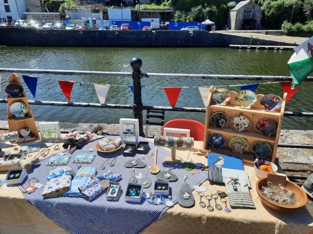 Western Telegraph: there were some great stalls at the event, including by Dawnus gift shop