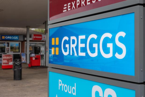 Western Telegraph: Greggs from the forecourt. Picture: Behind The Lens Media