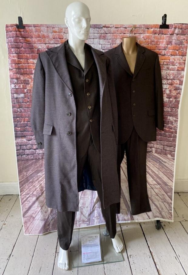 Western Telegraph: The two suits worn by Jerome Flynn in Ripper Street are up for auction