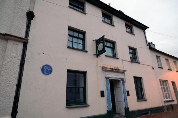 Western Telegraph: The house in Hill Street where Sir Thomas Picton was born