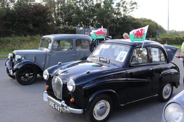 Some of the classic vehicles on show at previous Trefin Classic Vehicle events