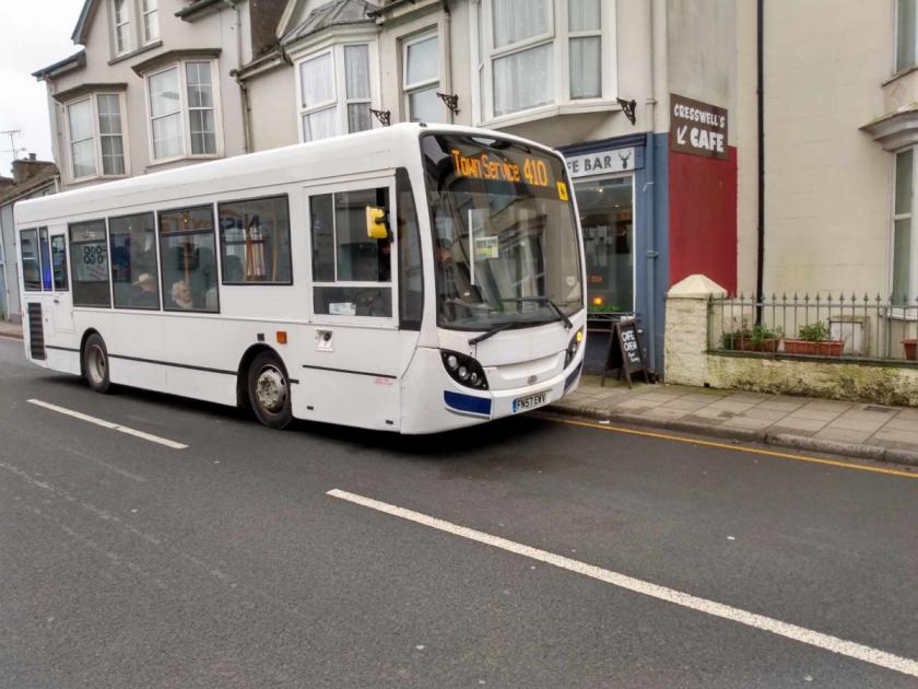 410 Fishguard to Goodwick Town Service bus fears allayed | Western Telegraph 