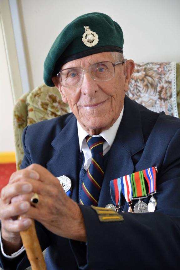 Western Telegraph: Ted Owens was one of Wales' last surviving D-Day veterans. Western Telegraph: Ted Owens was one of Wales' last surviving D-Day veterans.