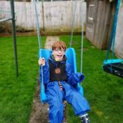 Belle’s Dreams bought a specially adapted swing set for Iolan, whose mum said: 'He didn't stop smiling and laughing the whole time he was on there, brought tears to my eyes to see him so happy'.