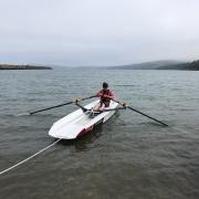 Year Eight pupils at ysgol Bro Gwaun enjoyed trying their hand at rowing
