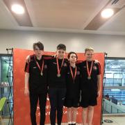 Pembrokeshire's top young swimmers grabbed a record medal haul at the Swim Wales National Championships