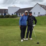 A great day's golf by Cliff and Tim for a very good cause