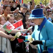 The Queen meeting young well wishers in Pembrokeshire in 2014. Picture: Gareth Davies Photography