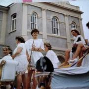 FLOAT: Milford Haven carnival in the 1980s. Picture: Tony Ellyatt via Our Pembrokeshire Memories