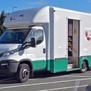 The mobile library, which will be in Narberth twice a week this month
