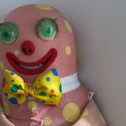 The Mr Blobby suit, an original made for the BBC in the mid-1990s, is available on eBay for more than £5,000