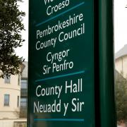 GV of County Hall, Pembrokeshire County Council. PICTURE: Western Telegraph.