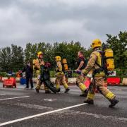 The Welsh Firefighter Challenge is a set of tough physical and mental tests designed to showcase the skills and strength of firefighters.
