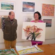 Last year's Fishguard Arts Society Painting Challenge at Picton Castle.