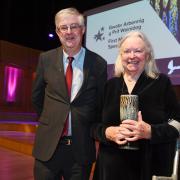 Gillian Clarke was awarded the First Minister’s Special Award at the St David Awards ceremony.