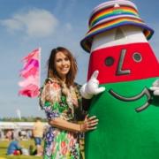 Alex Jones is the President of the Day for the opening day of the Urdd Eisteddfod. Picture: Urdd Gobaith Cymru
