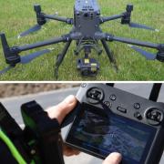 Dyfed-Powys Police are using drones to monitor accident hotspots.